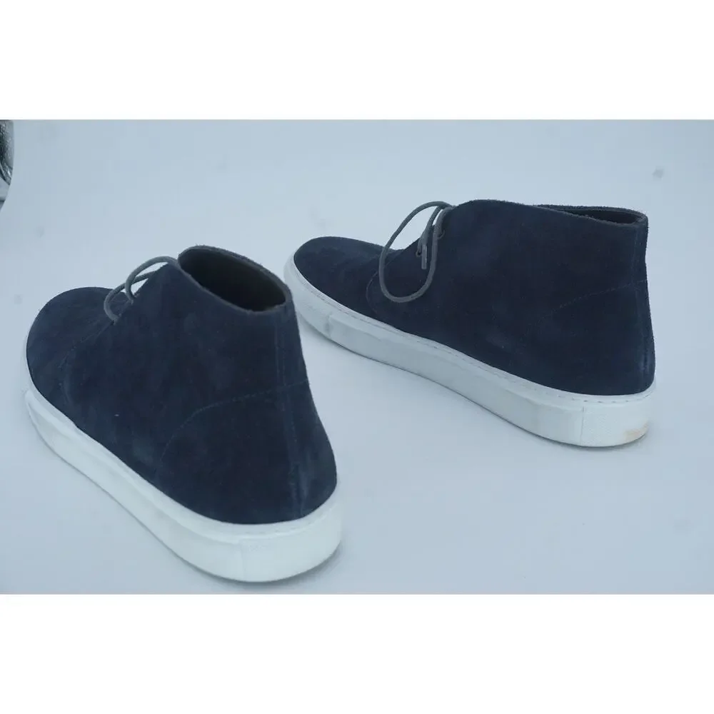 To Boot New York Argento Blue Suede Lace Up Sneakers Size 9.5 Chukka Lace up NIB